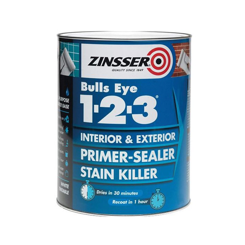 Zinsser Primer 1-2-3 Bull Eye Superfici Non Metalliche Modern Masters Inc.