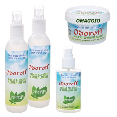 Odoroff spray + 1 barattolo gratis Prodotti Naturali New Pat sas