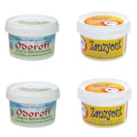 Odoroff e Zanzyout barattoli da 250 grammi